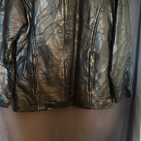 NWOT JUNCTION WEST LADIES LEATHER JACKET - Picture 3 of 10